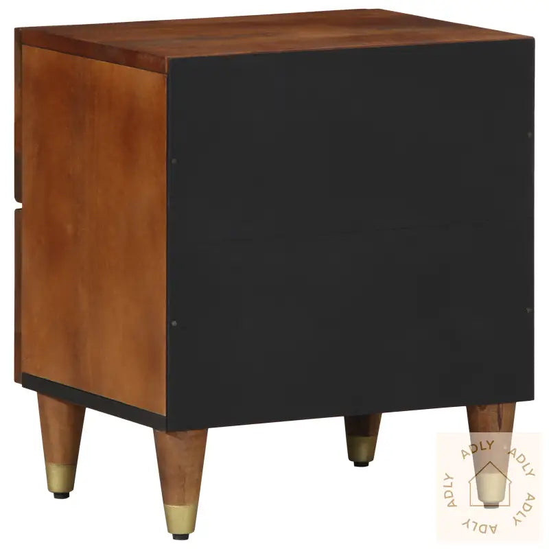 Nattbord 2 Stk 40X33,5X46 Cm Massivt Mangotre