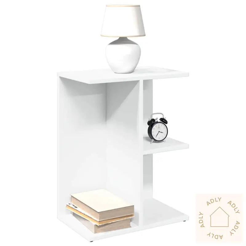 Nattbord Hvit 46,5X29X61 Cm Konstruert Tre