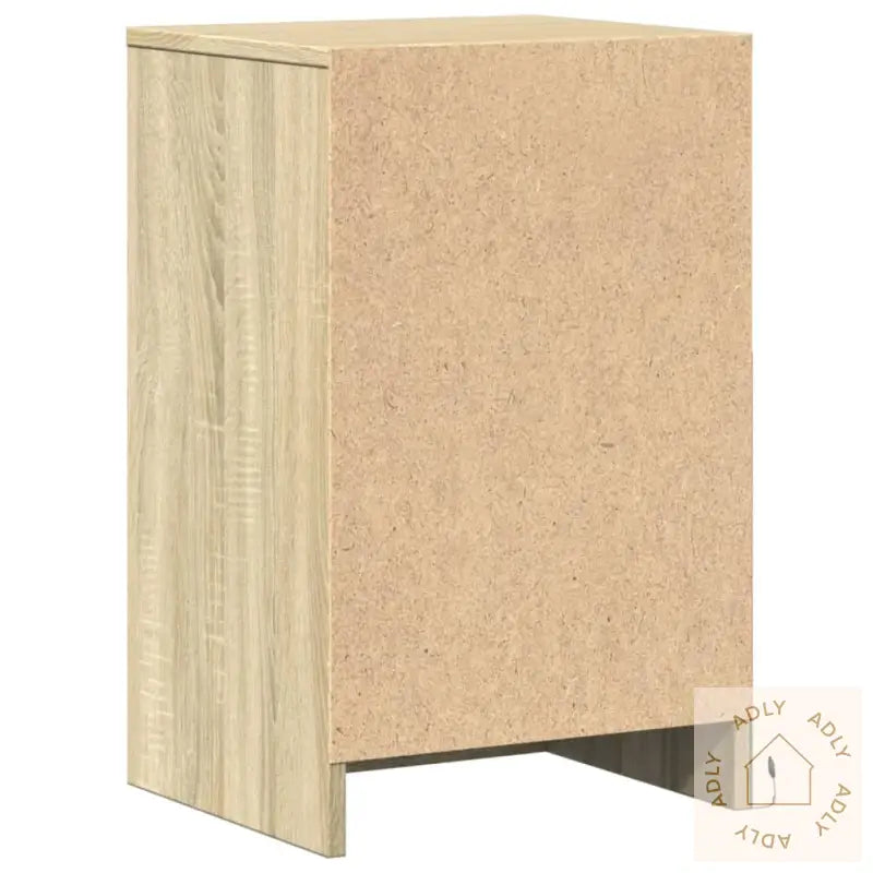 Nattbord Med Led Sonoma Eik Konstruert Tre