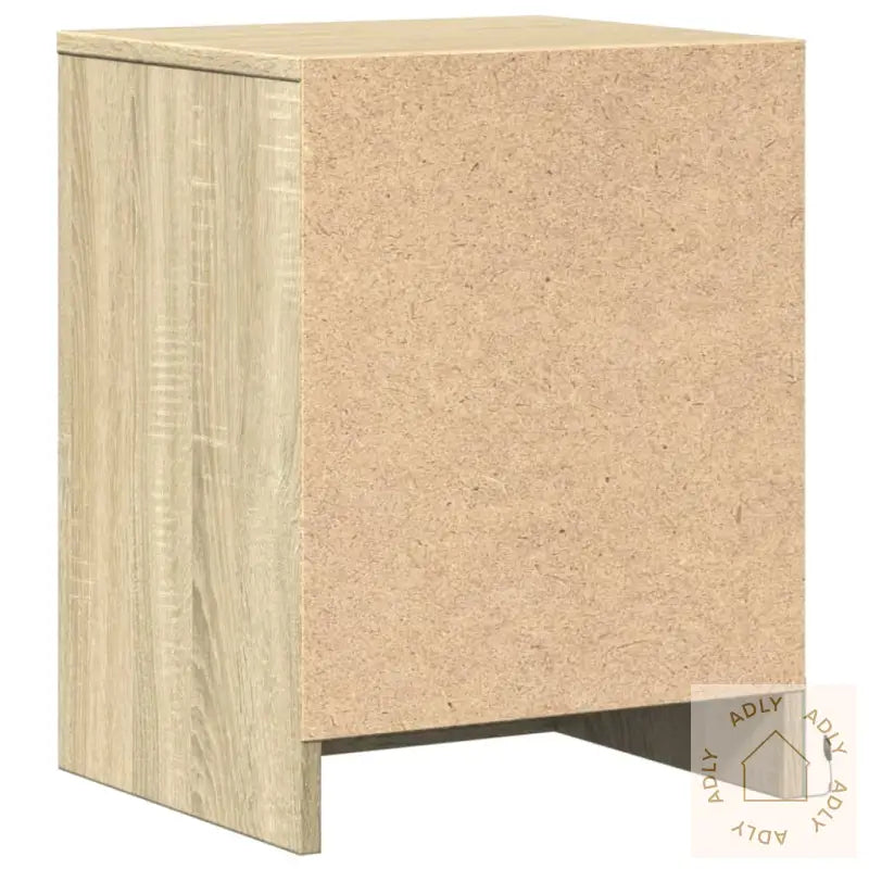 Nattbord Med Led Sonoma Eik Konstruert Tre