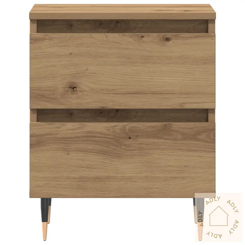 Nattbord 2 Stk Artisan Eik 40X35X50 Cm Konstruert Tre
