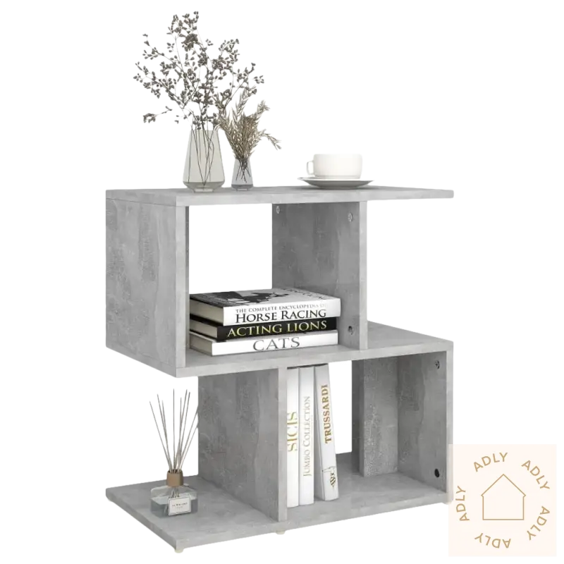 Gray betonglook sidebord med elegant design til møbler til hjemmet og hagemøbler