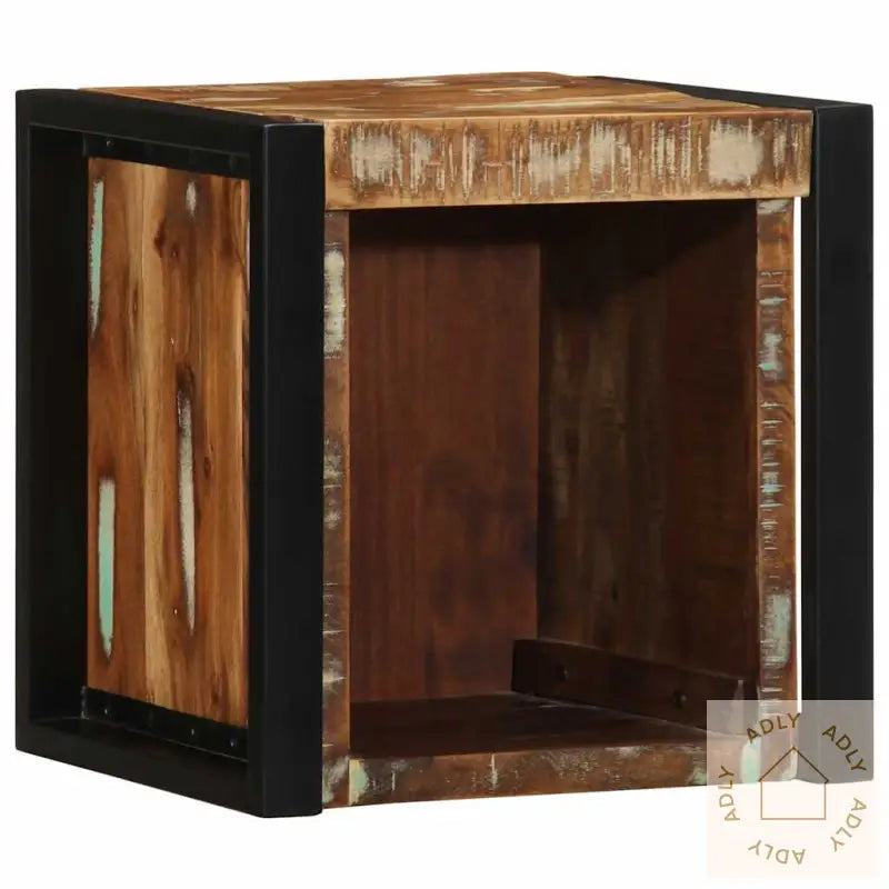Nattbord 2 Stk Flerfarget 40X35X40 Cm Gjenvunnet Heltre