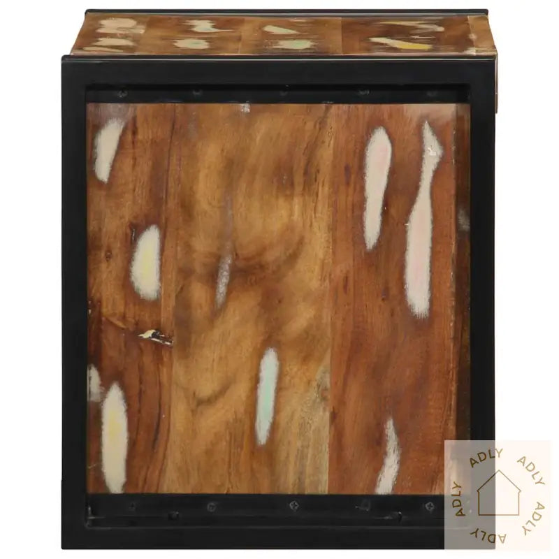 Nattbord 2 Stk Flerfarget 40X35X40 Cm Gjenvunnet Heltre