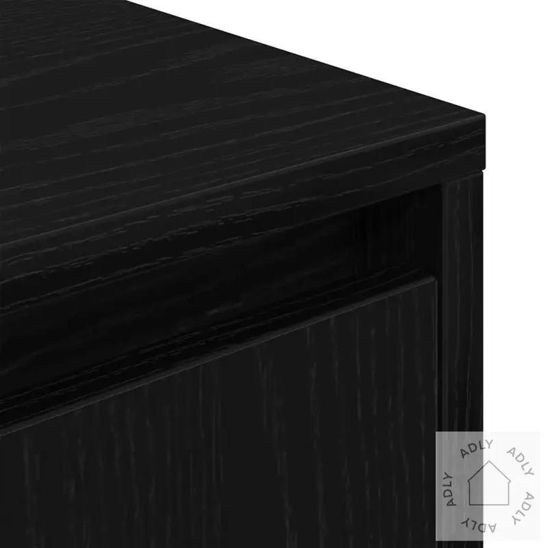 Nattskap Med Led-Lys Sort 38X34X50 Cm