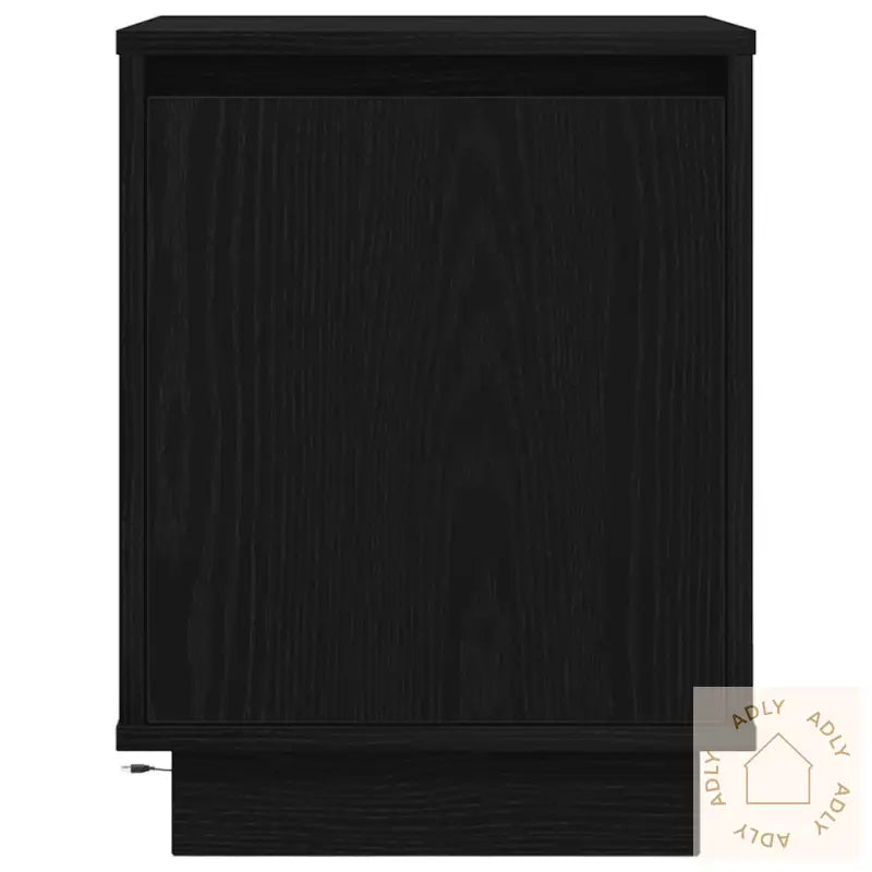 Nattskap Med Led-Lys Sort 38X34X50 Cm