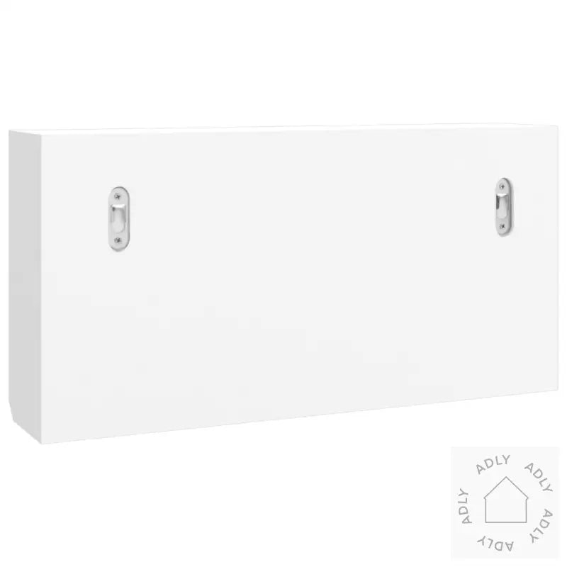 Nøkkelskap Hvit 40X8,5X20 Cm Konstruert Tre Og Stål
