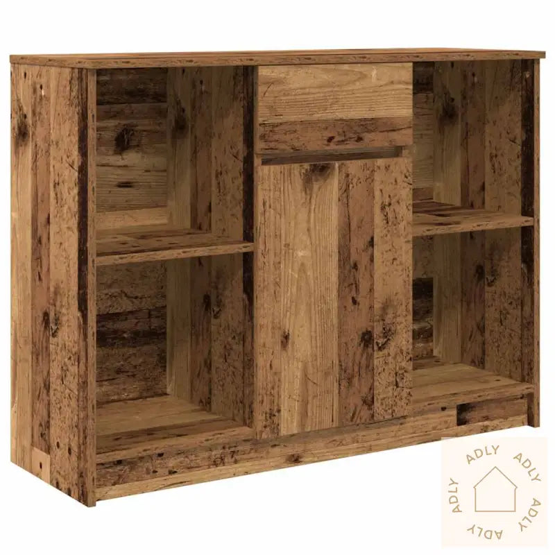 Skjenk Med 6 Skuffer Gammelt Tre 101X35X76 Cm Konstruert Tre