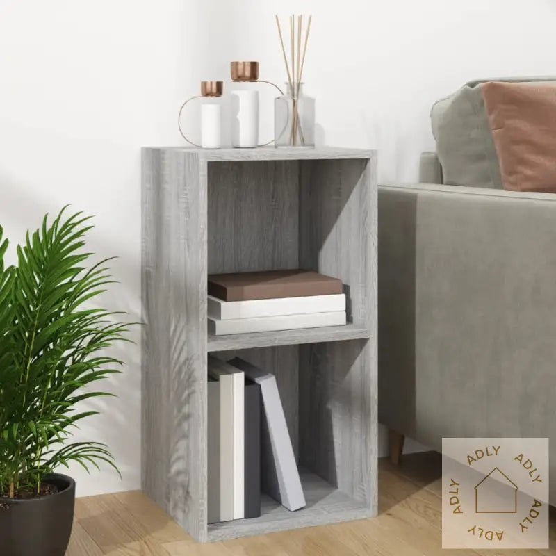 Oppbevaringsboks Lp Grå Sonoma 71X34X36 Cm Konstruert Tre