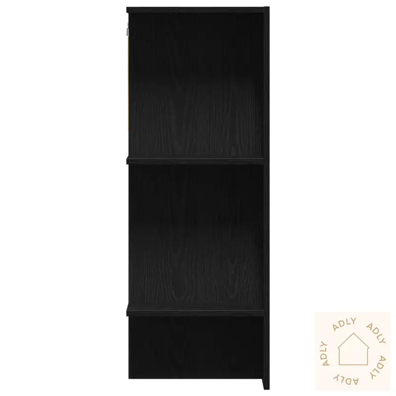 Gangskap Sort Eik 97,5X37X99 Cm Konstruert Tre
