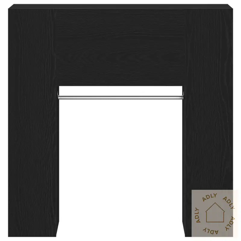 Gangskap Sort Eik 97,5X37X99 Cm Konstruert Tre