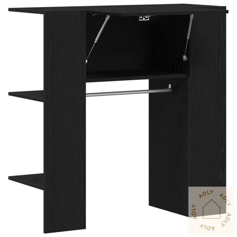 Gangskap Sort Eik 97,5X37X99 Cm Konstruert Tre