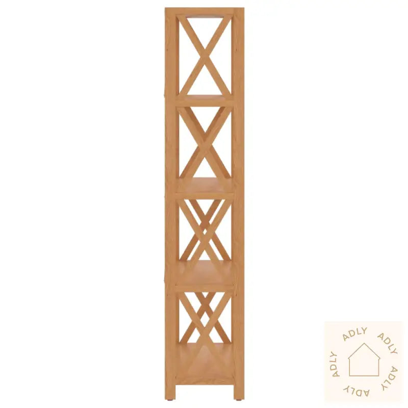Hylle 5 Etasjer 80X30X146 Cm Heltre Eik