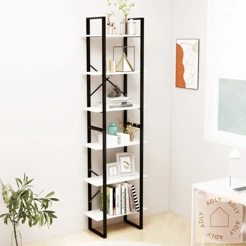 Oppbevaringshylle Hvit 60X30X210 Cm Heltre Furu