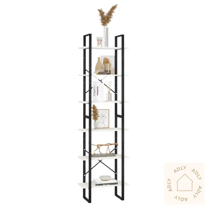 Oppbevaringshylle Hvit 60X30X210 Cm Heltre Furu