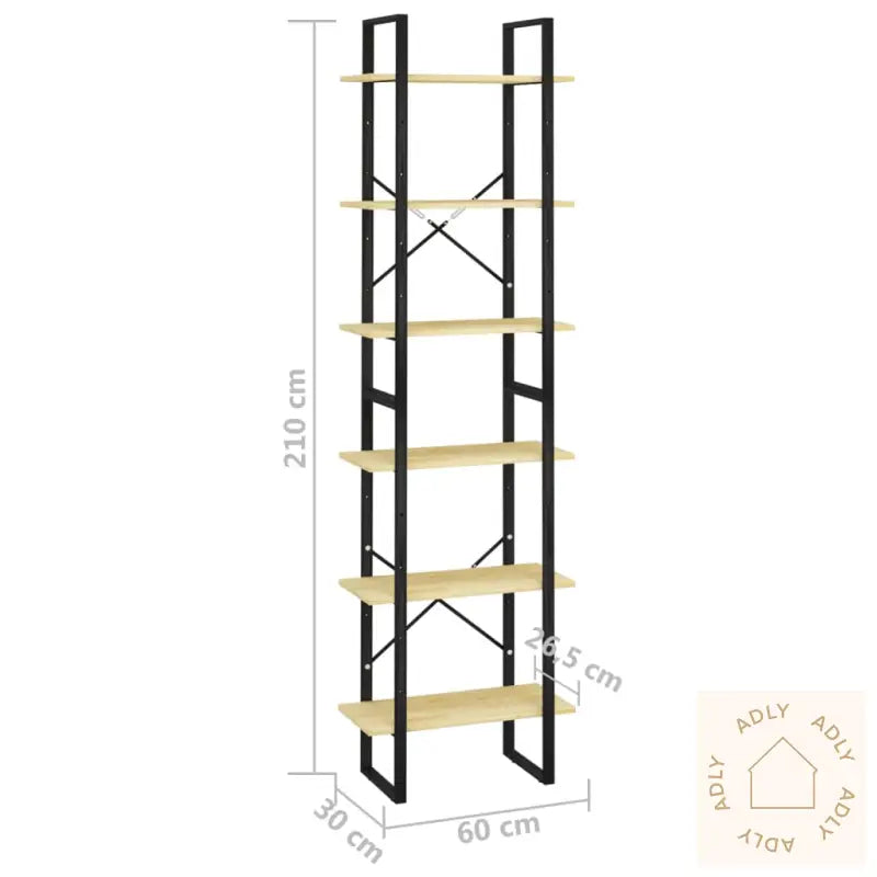 Oppbevaringshylle 60X30X210 Cm Heltre Furu