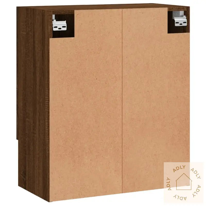 Veggskap Brun Eik 60X31X70 Cm Konstruert Tre