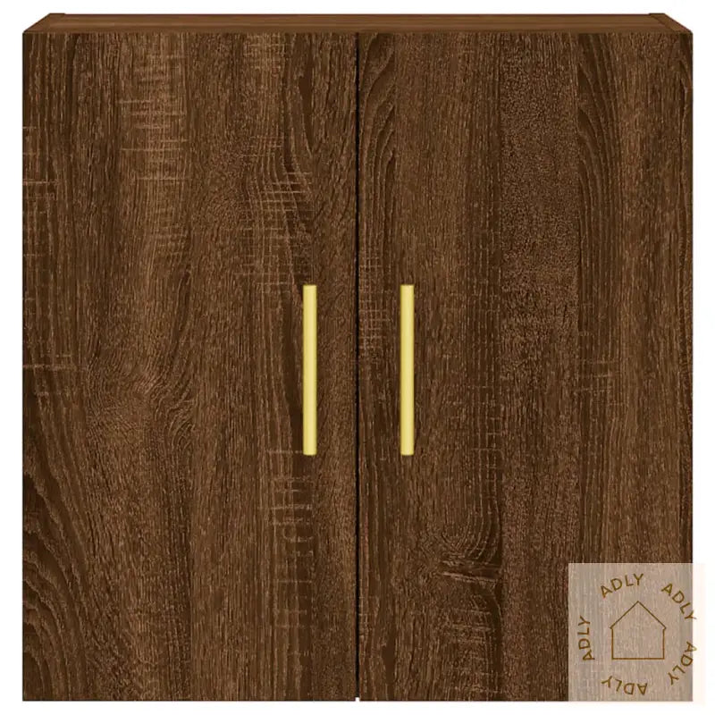 Veggskap Brun Eik 60X31X60 Cm Konstruert Tre