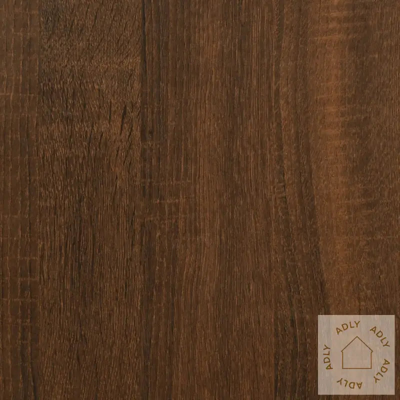 Veggskap Brun Eik 60X31X70 Cm Konstruert Tre