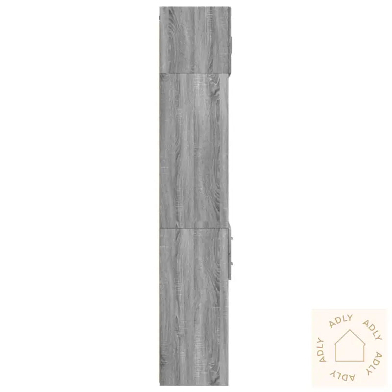 Oppbevaringsskap Grå Sonoma 70X42,5X225 Cm Konstruert Tre