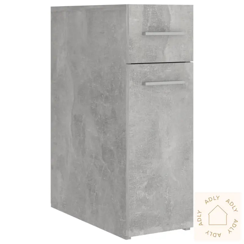Apotekskap Betonggrå 20X45,5X60 Cm Konstruert Tre