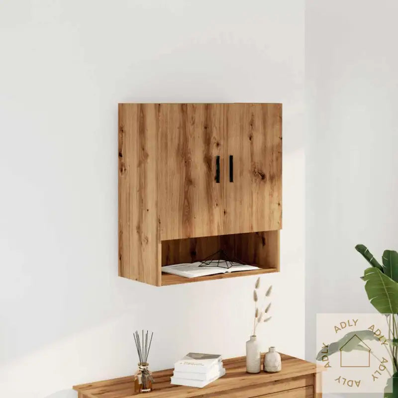 Veggskap Artisan Eik 60X31X70 Cm Konstruert Tre
