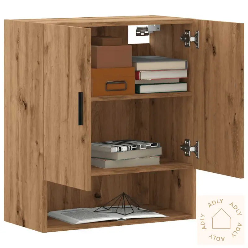 Veggskap Artisan Eik 60X31X70 Cm Konstruert Tre