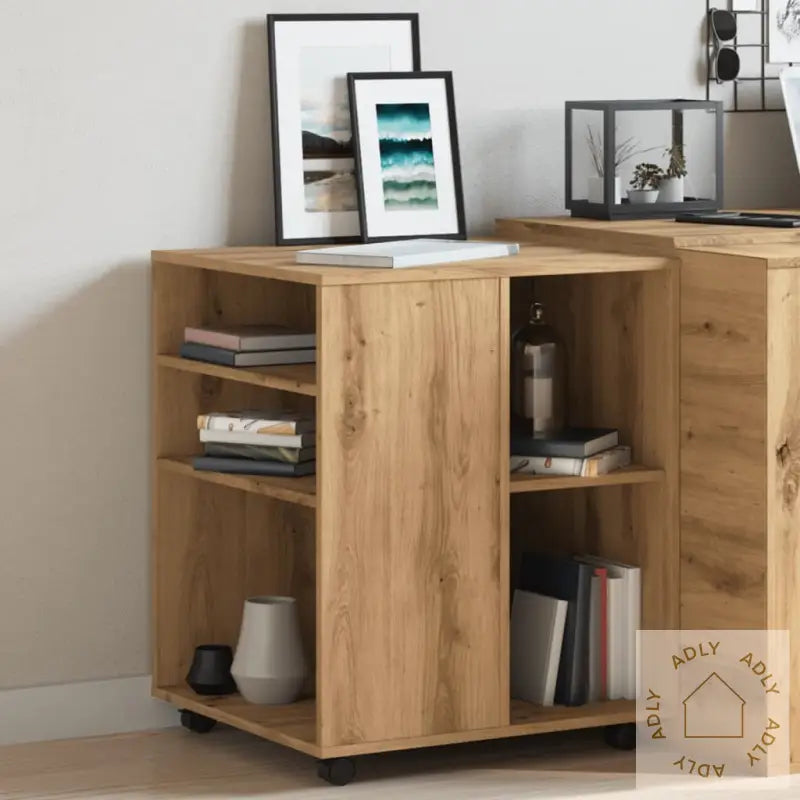 Rulleskap Artisan Eik 60X53X72 Cm Konstruert Tre