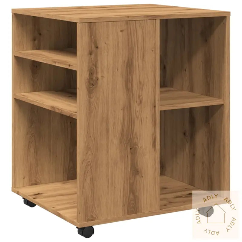 Rulleskap Artisan Eik 60X53X72 Cm Konstruert Tre