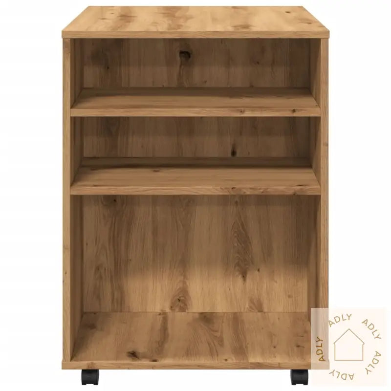 Rulleskap Artisan Eik 60X53X72 Cm Konstruert Tre