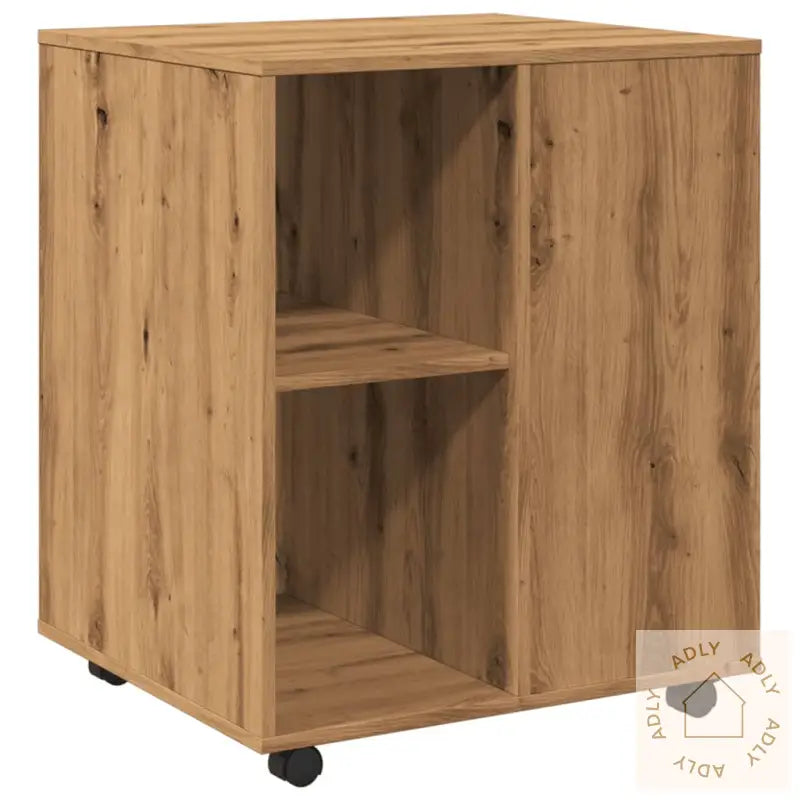 Rulleskap Artisan Eik 60X53X72 Cm Konstruert Tre