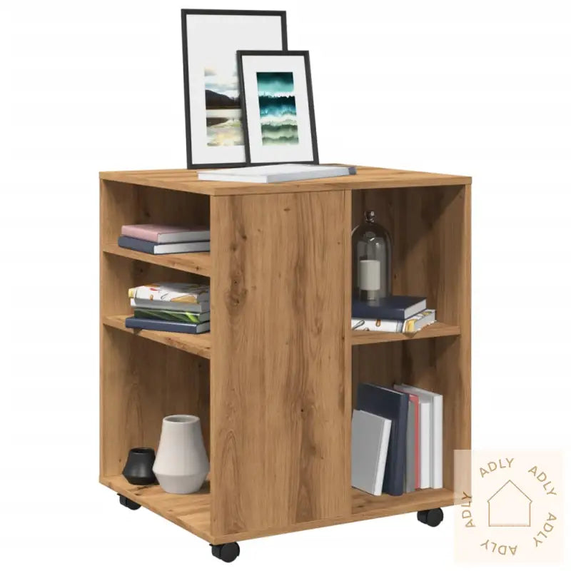 Rulleskap Artisan Eik 60X53X72 Cm Konstruert Tre