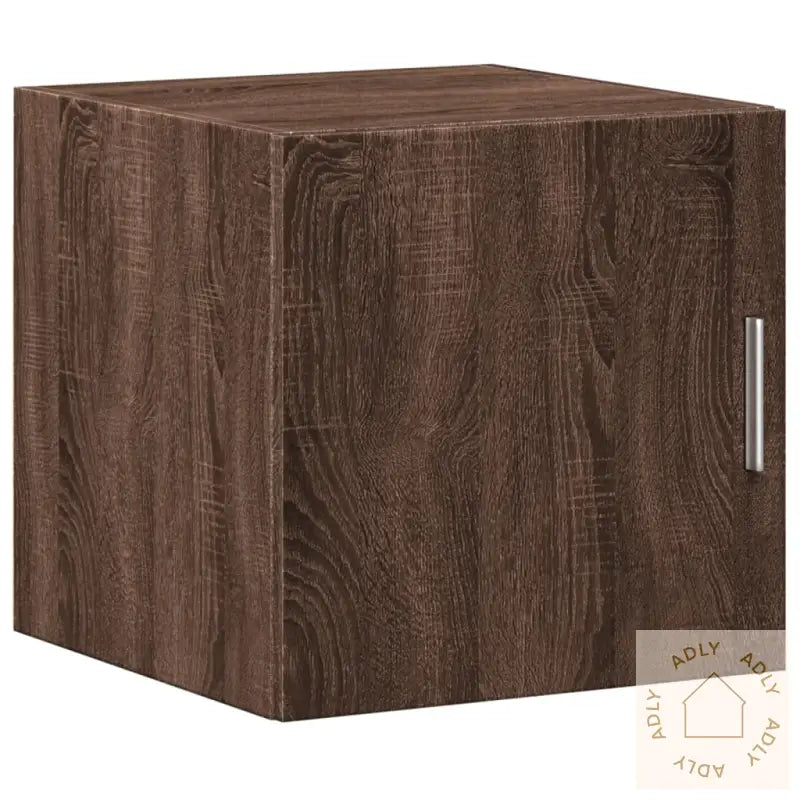 Smalt Oppbevaringsskap Brun Eik 40X42,5X225 Cm Konstruert Tre