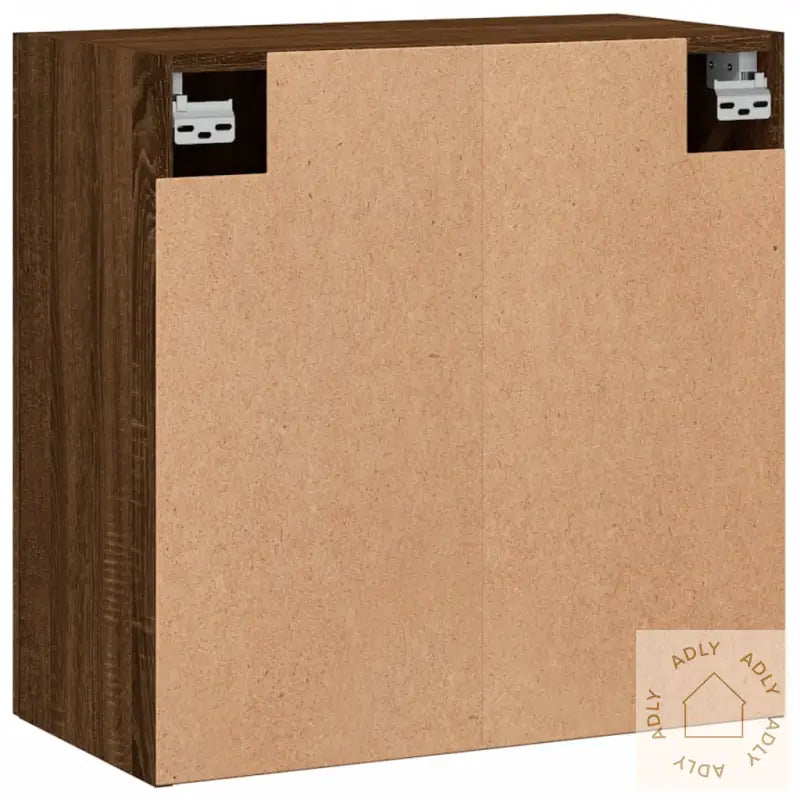 Veggskap Brun Eik 60X31X60 Cm Konstruert Tre