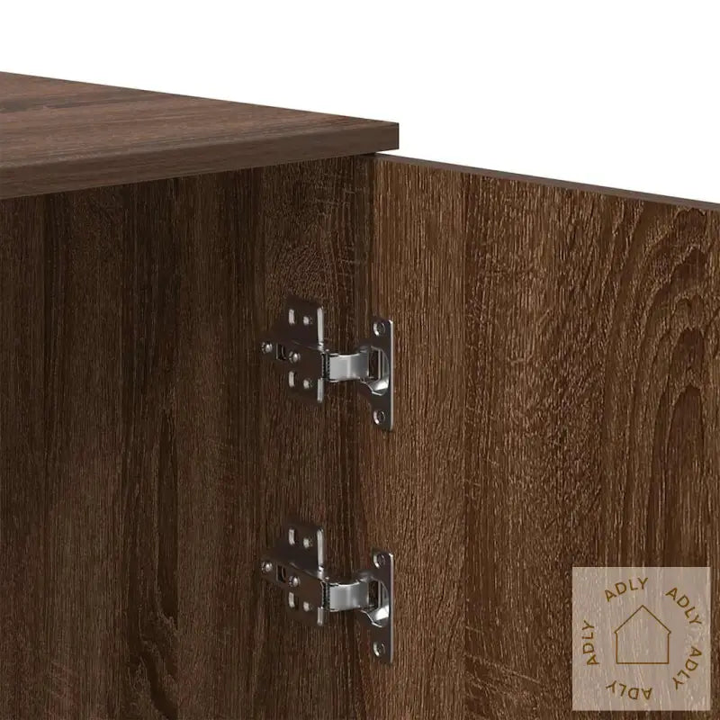 Oppbevaringsskap Brun Eik 40X45X103,5 Cm Konstruert Tre