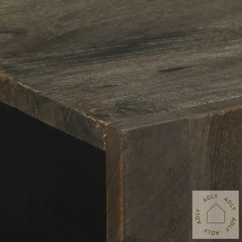 Skjenker 3 Deler Svart 60X33X75 Cm Heltre Mango