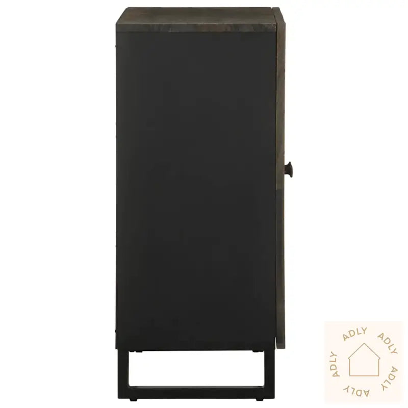 Skjenk Svart 60X33X75 Cm Heltre Mango