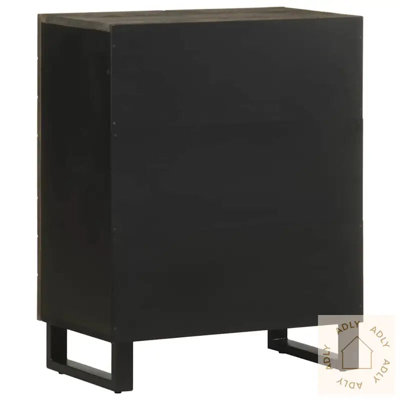 Skjenk Svart 60X33X75 Cm Heltre Mango