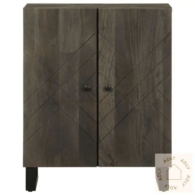 Skjenk Svart 60X33X75 Cm Heltre Mango