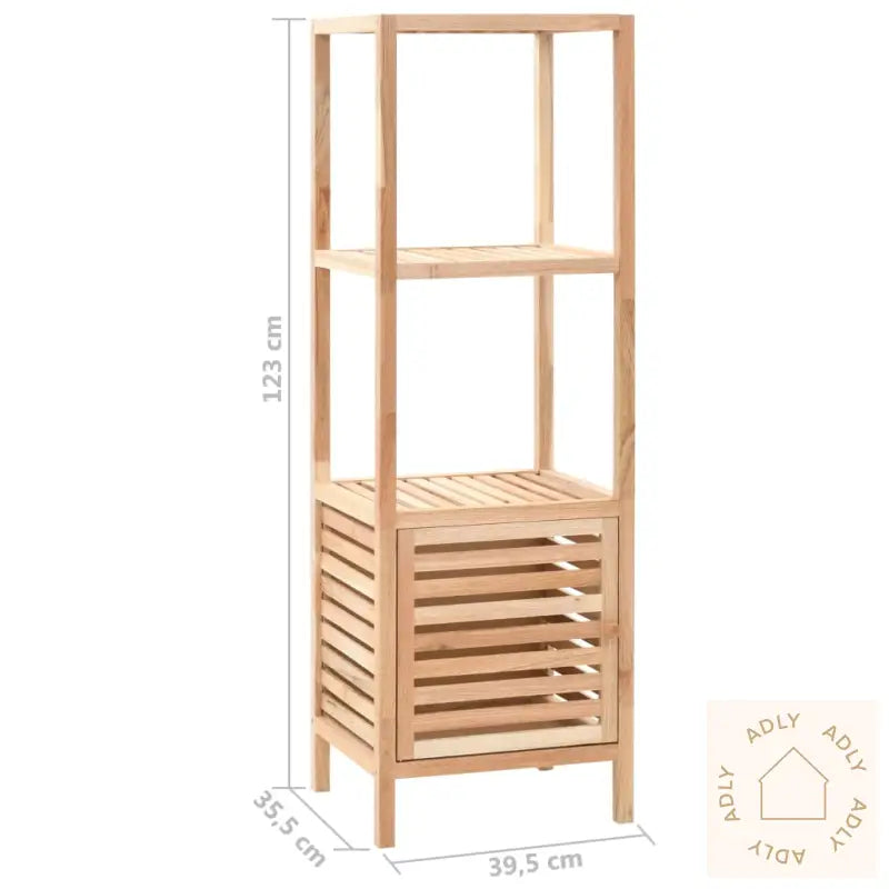 Oppbevaringshylle For Bad Heltre Valnøtt 39,5X35,5X123 Cm