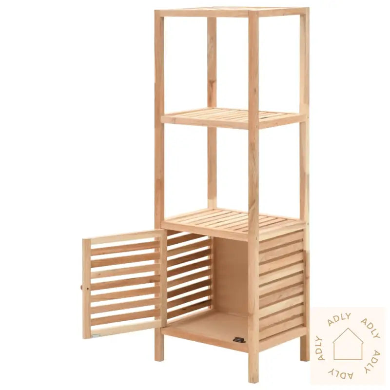 Oppbevaringshylle For Bad Heltre Valnøtt 39,5X35,5X123 Cm