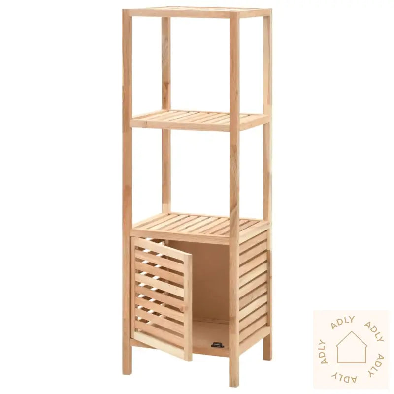 Oppbevaringshylle For Bad Heltre Valnøtt 39,5X35,5X123 Cm