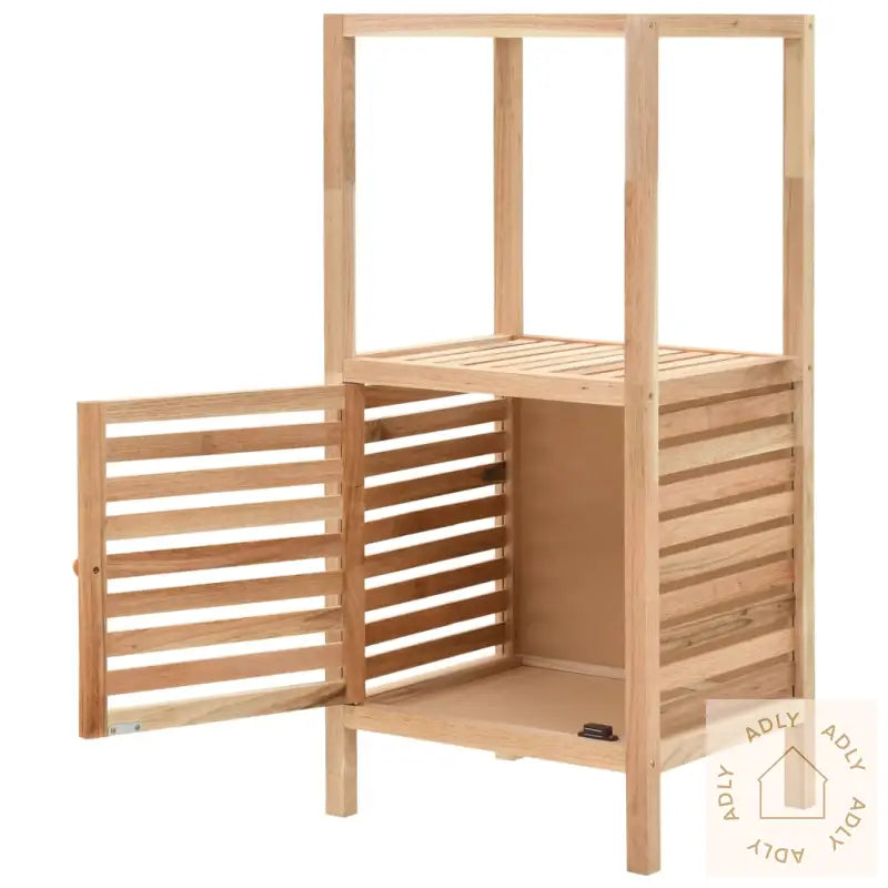 Oppbevaringshylle For Bad Heltre Valnøtt 39,5X35,5X86 Cm