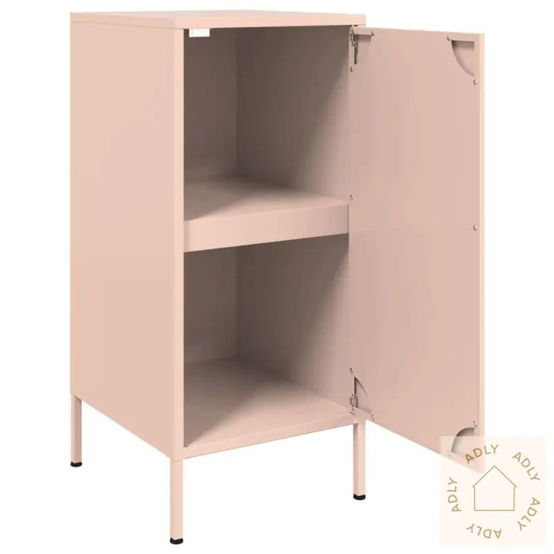 Skjenker 2 Stk Rosa 36X39X79 Cm Stål