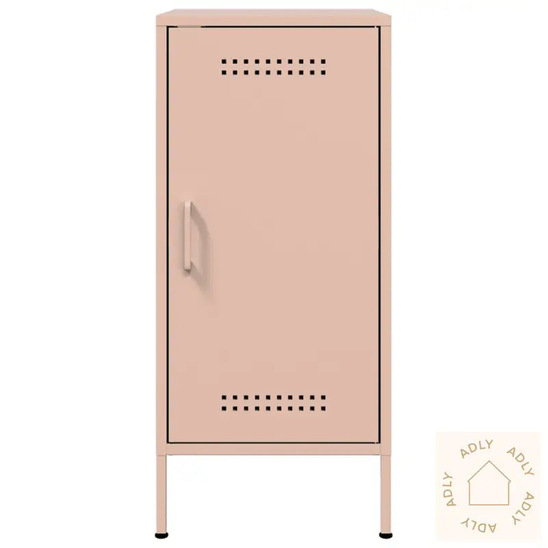 Skjenker 2 Stk Rosa 36X39X79 Cm Stål