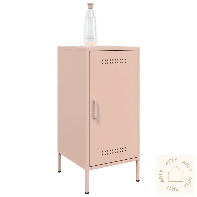 Skjenker 2 Stk Rosa 36X39X79 Cm Stål