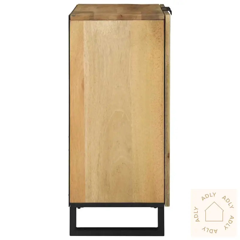 Skap - 60 X 33,5 X 75 Cm, Laget Av Solid Mangotre.