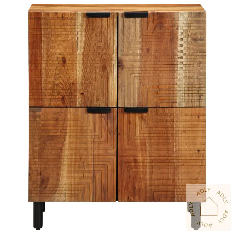 Sideboard 60X33X75 Cm Solid Wood Akasie