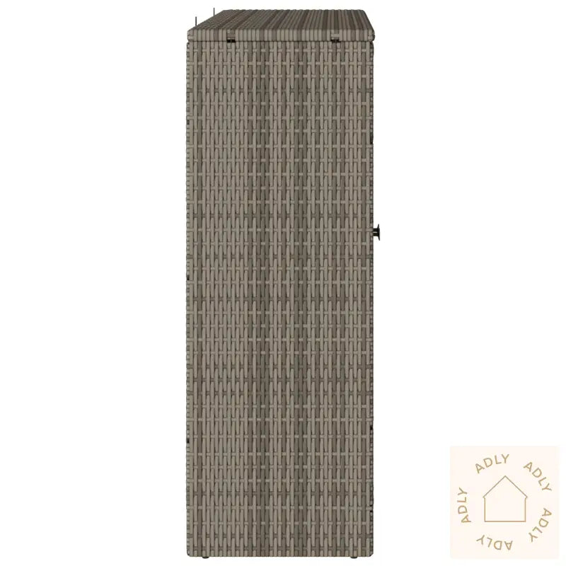 Oppbevaringsskap Grå 100X36X102 Cm Rattan