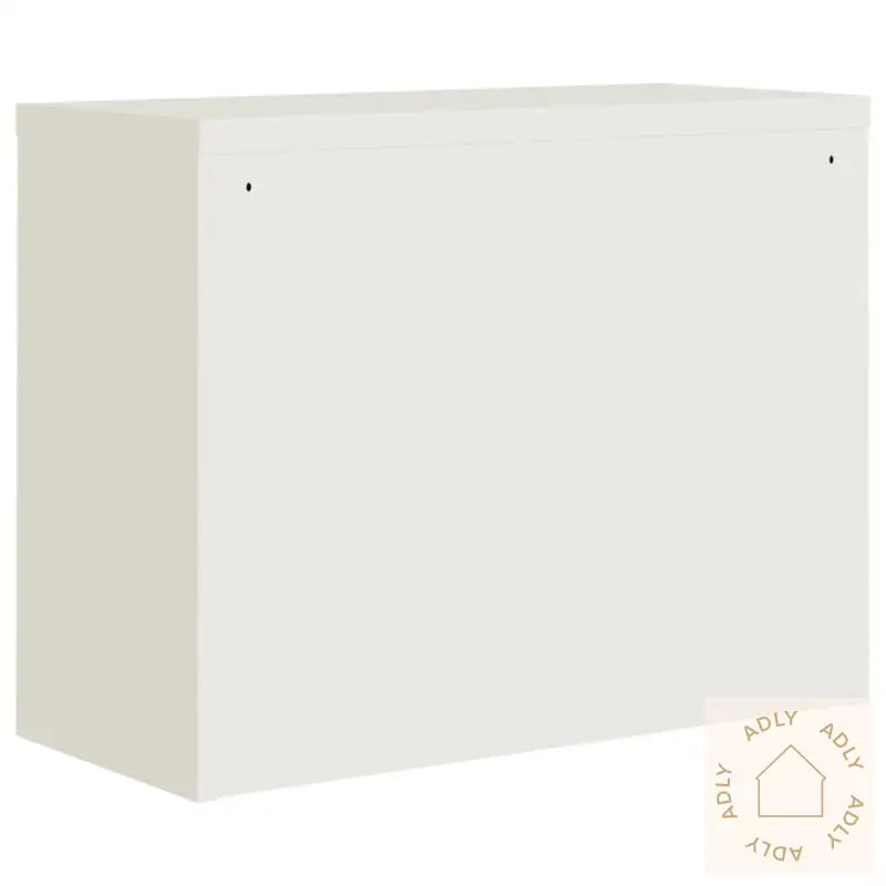 Arkivskap Hvit 90X40X110 Cm Stål